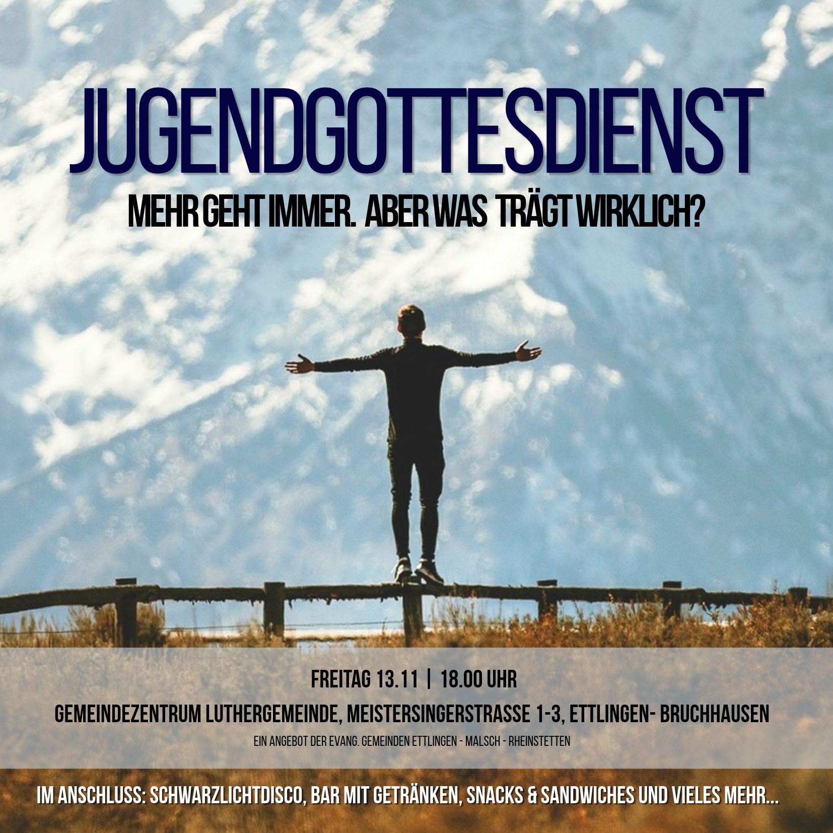 Jugendgottesdienst I 13.11 I 18 Uhr I Luthergmeinde Bruchhausen